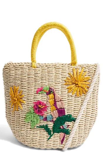 Topshop Betsy Toucan Straw Bag - | Nordstrom