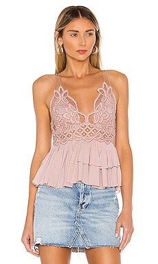 Free People Adella Cami in Dusty Mauve from Revolve.com | Revolve Clothing (Global)