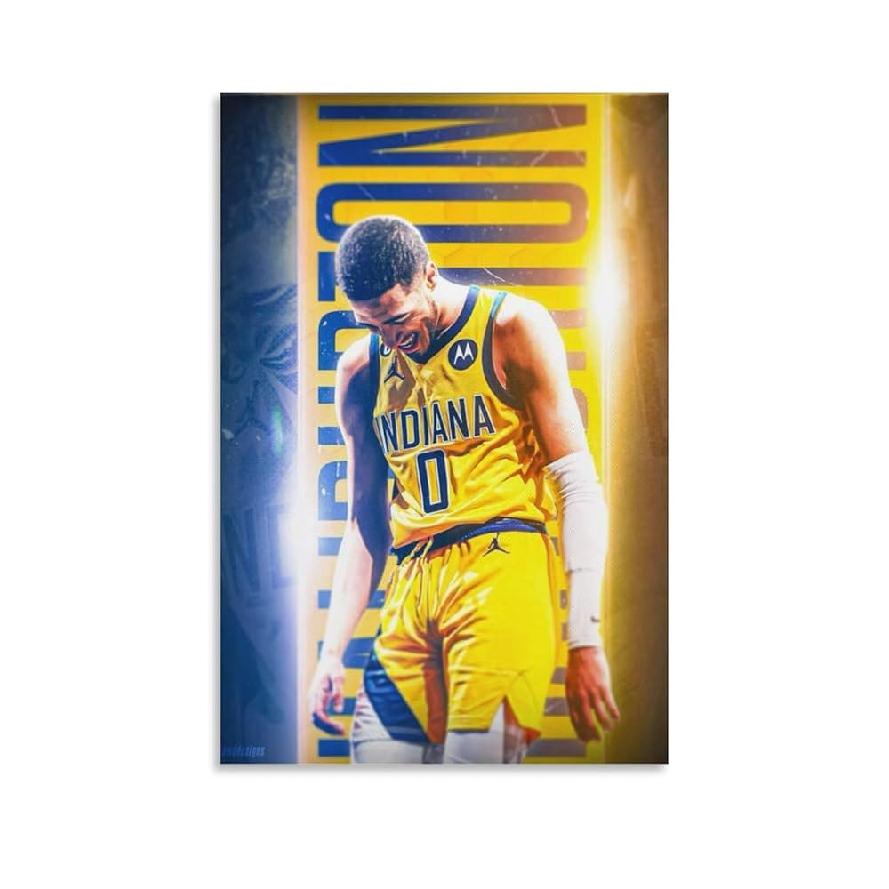 Tyrese Haliburton Basketball Player Picture (66) Posters Art Print Wall Photo Paint Poster Hangin... | Amazon (US)