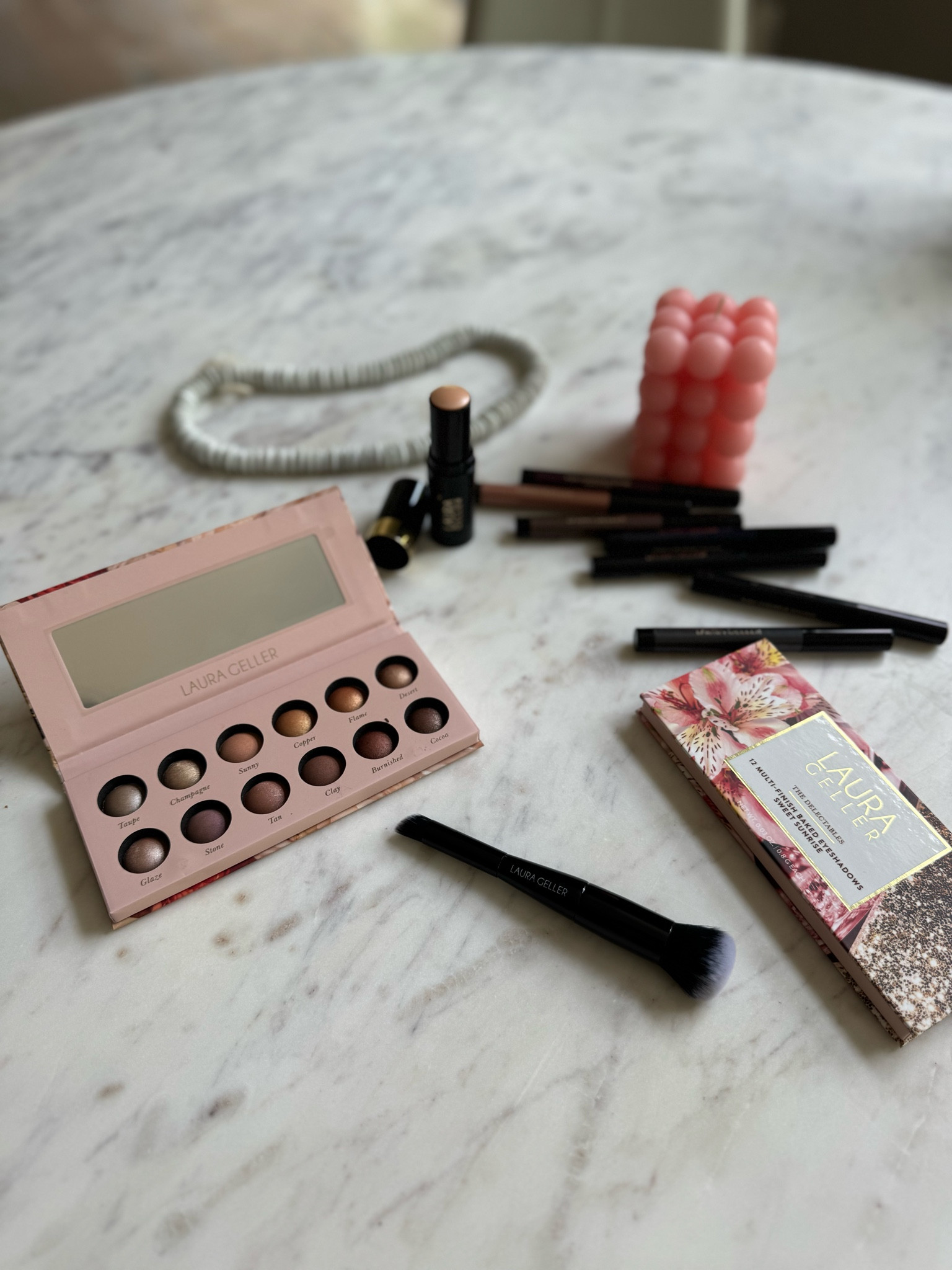 Laura Geller Italian Marble Illuminating Highlighter Stick w/ Brush on sale at QVC

Kajal Eyeliner and Eyeshadow Palette  spring and summer makeup beauty looks must have 