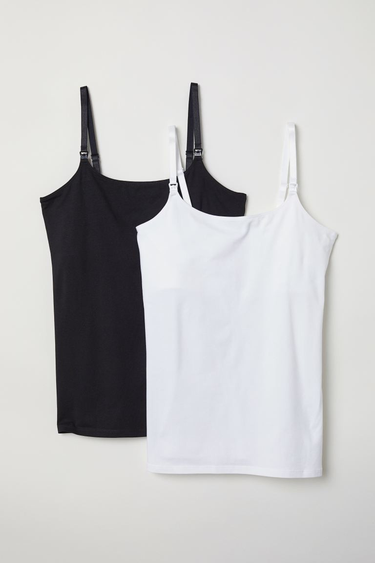 MAMA 2-pack Nursing Tank Tops | H&M (US + CA)