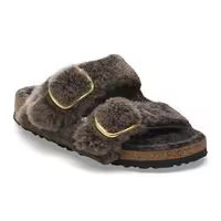 Arizona Big Buckle Shearling Concrete Gray | BIRKENSTOCK | Birkenstock USA