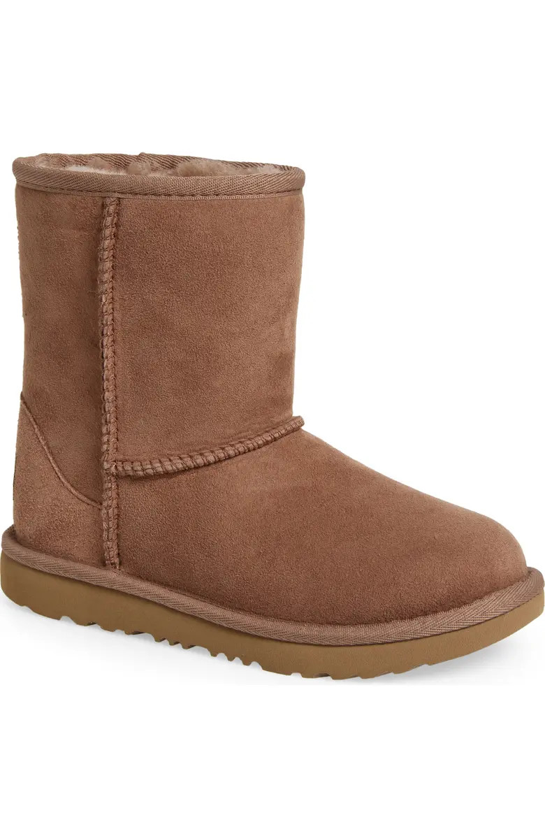 Kids' Classic Short II Water Resistant Genuine Shearling Boot | Nordstrom