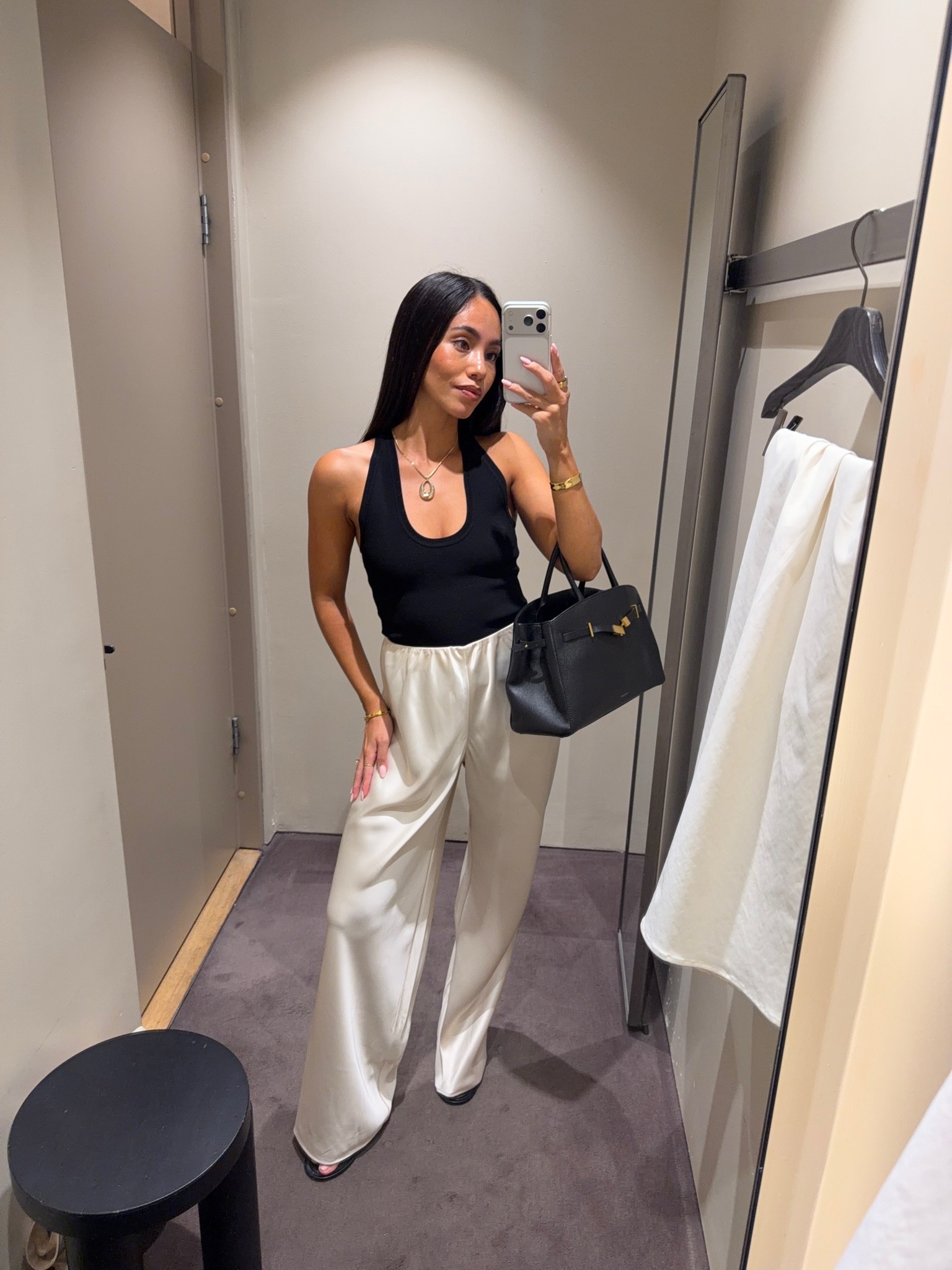 Finally got my hands on the sold out COS satin trousers 🤍 they’re divineee 

Wearing size 6

#LTKuk #LTKautumn #LTKstyletip