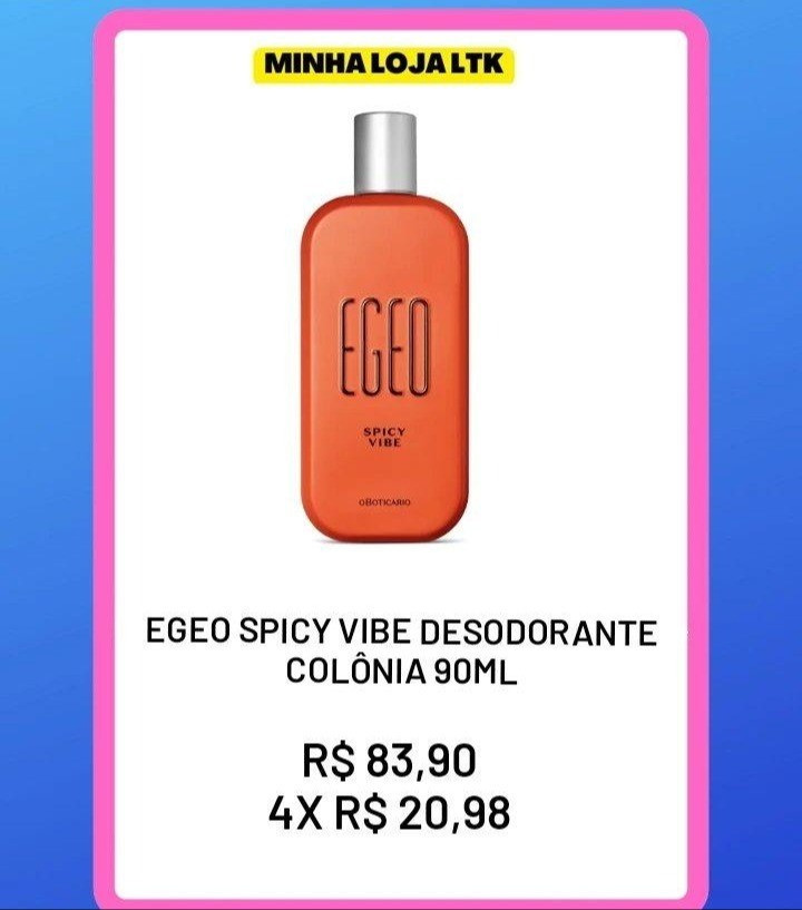 Egeo desodorante ColôniaoBoticário

#LTKbrasil