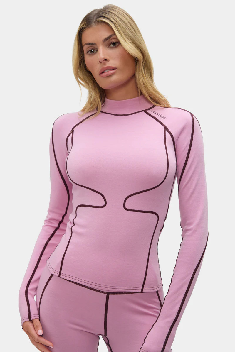 Fay Midweight Merino Top | Halfdays