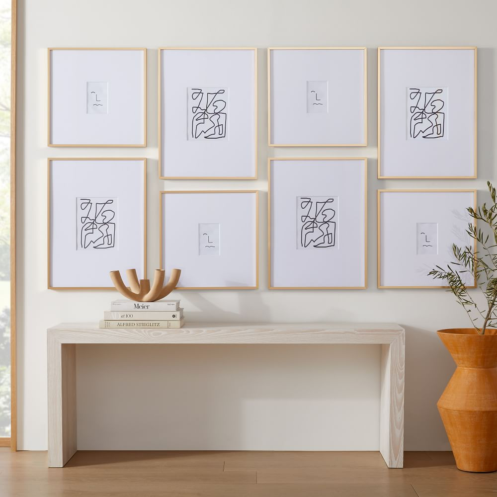 The Long Hallway Classic Gallery Frames Set (Set of 8) | West Elm (US)