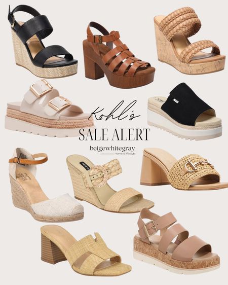 Sale alert!! Kohl’s is having a sale and these  sandals are so cute for spring /summer!! So Many options! You’ll definitely find something for any occasion 

#LTKshoecrush #LTKsalealert #LTKfindsunder100