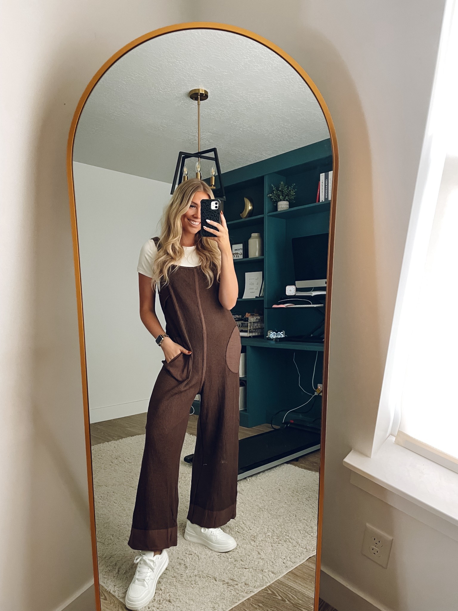 bump friendly fall teacher outfits!

brown jumpsuit: wearing usual M (probably size down one if don’t have a bump or if short)
sneakers: true to size

| teacher outfit | fall outfit | pregnant outfit 

#LTKBump #LTKWorkwear #LTKSeasonal