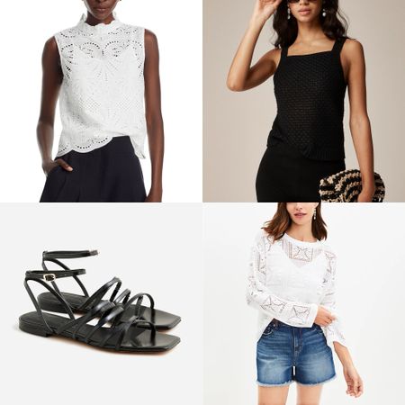 This week on Friday Favorites we’ve got Eyelet tops, the perfect sweater tank, cute strappy sandals and more!

#summeroutfit #summersandals #beachsweater #summertop 

#LTKOver40 #LTKFindsUnder50