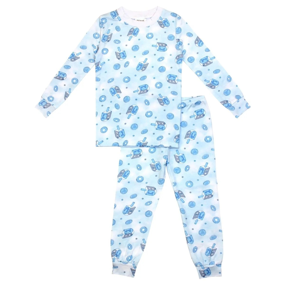 HAPPY HANUKKAH LONG SLEEVE PJS (UNISEX) | Mini Dreamers