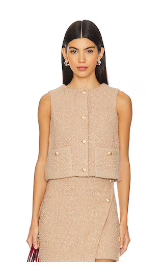 Felicia Vest in Camel | Revolve Clothing (Global)