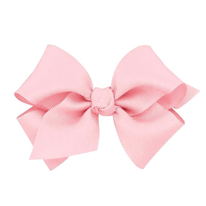 Wee Ones Girls' Classic Grosgrain Hair Bow with Knot Wrap Center on a WeeStay No-Slip Hair Clip, ... | Amazon (US)