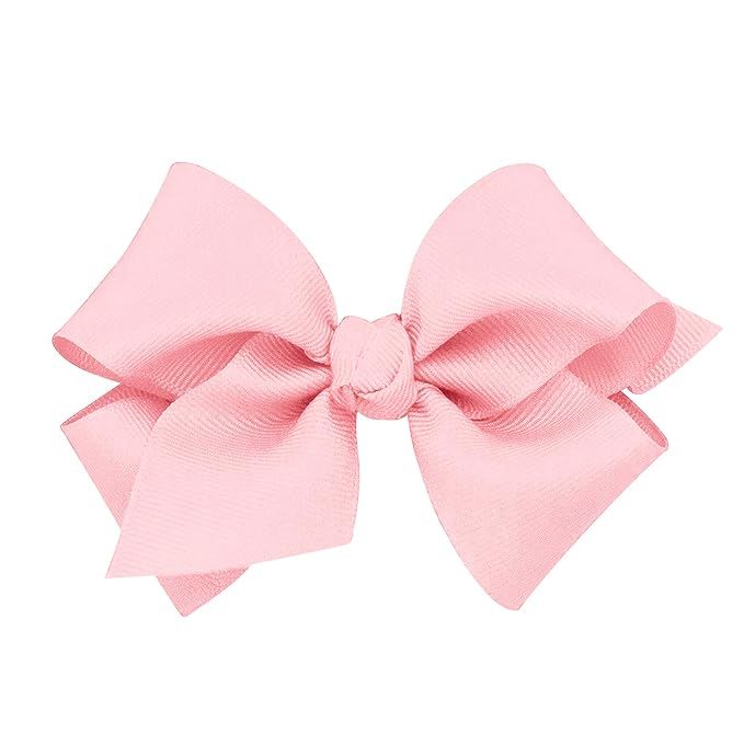 Wee Ones Girls' Classic Grosgrain Hair Bow with Knot Wrap Center on a WeeStay No-Slip Hair Clip, ... | Amazon (US)