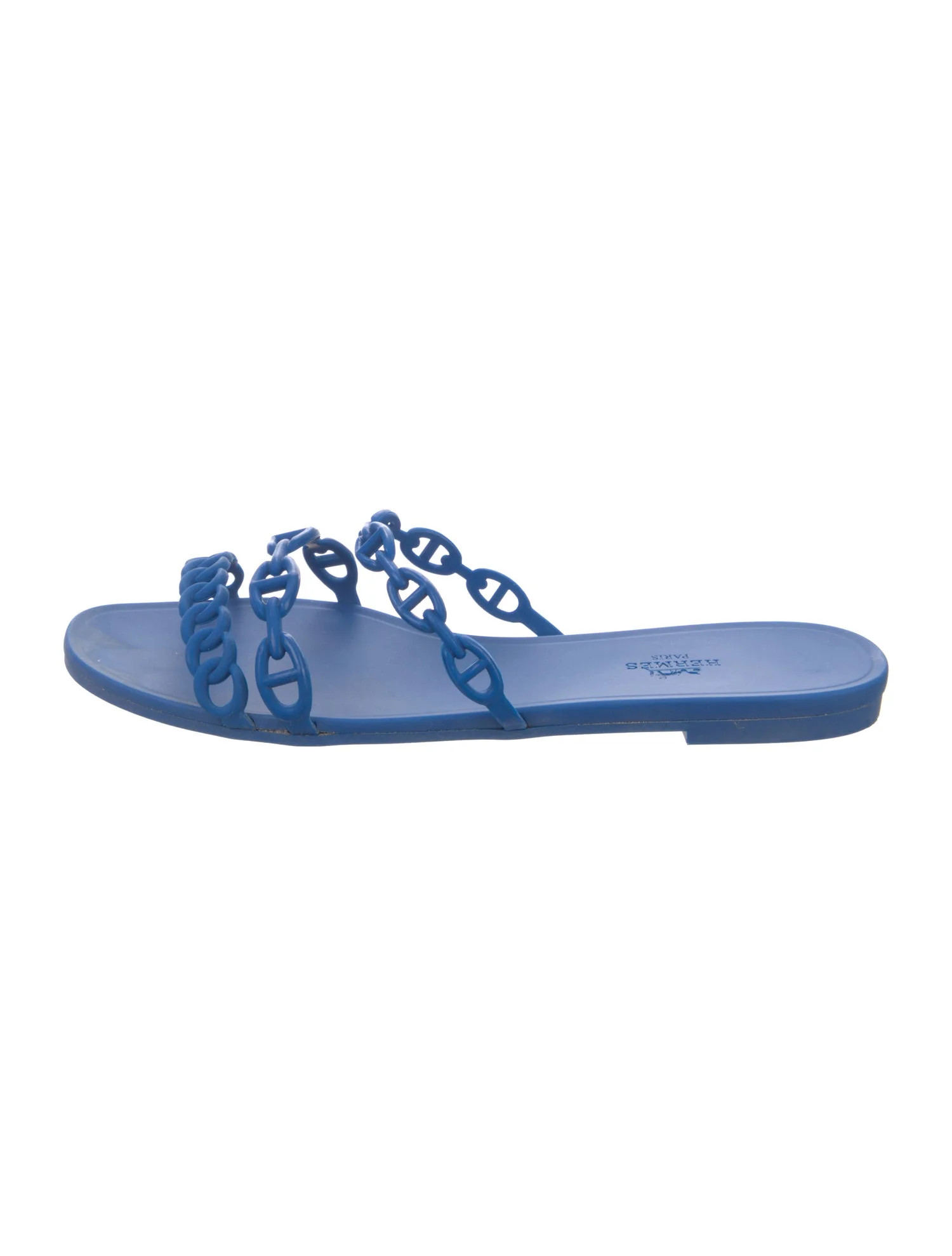 Chaîne d'Ancre Insignia Rubber Slides | The RealReal