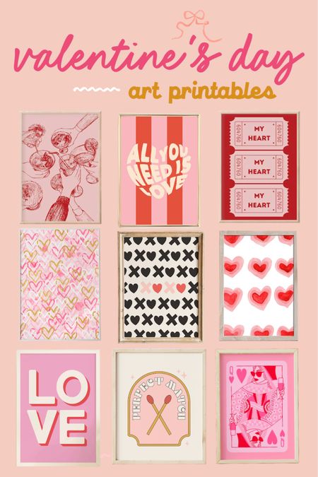 Valentine’s Day art printables from Etsy 💕 

#LTKfindsunder50 #LTKhome #LTKSeasonal