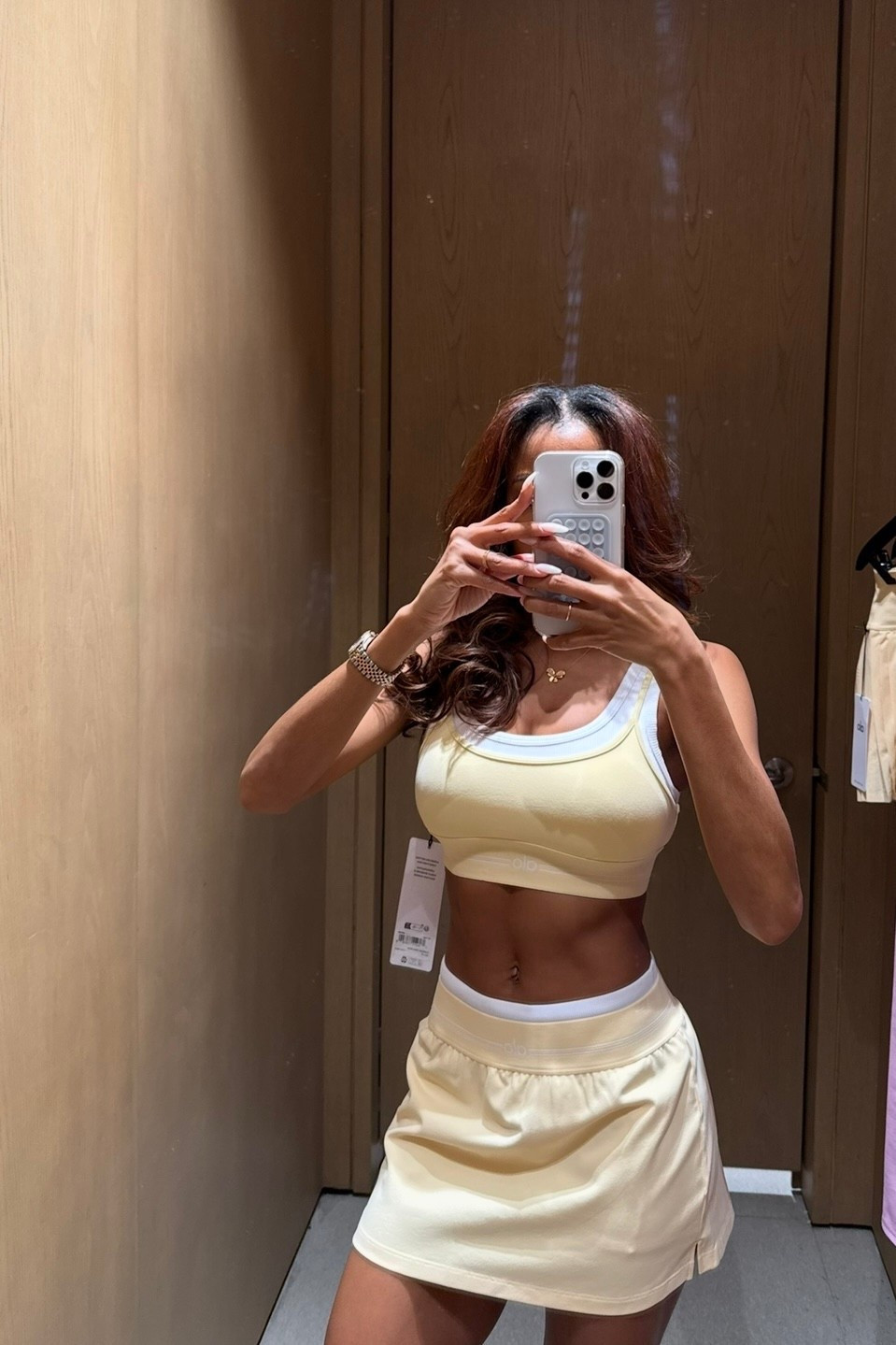 So cute for spring  🧈💛 Wearing a
size XS in both 

#LTKSeasonal #LTKActive #LTKootd