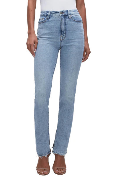 Good American Good Boy Straight Jeans | Gibson