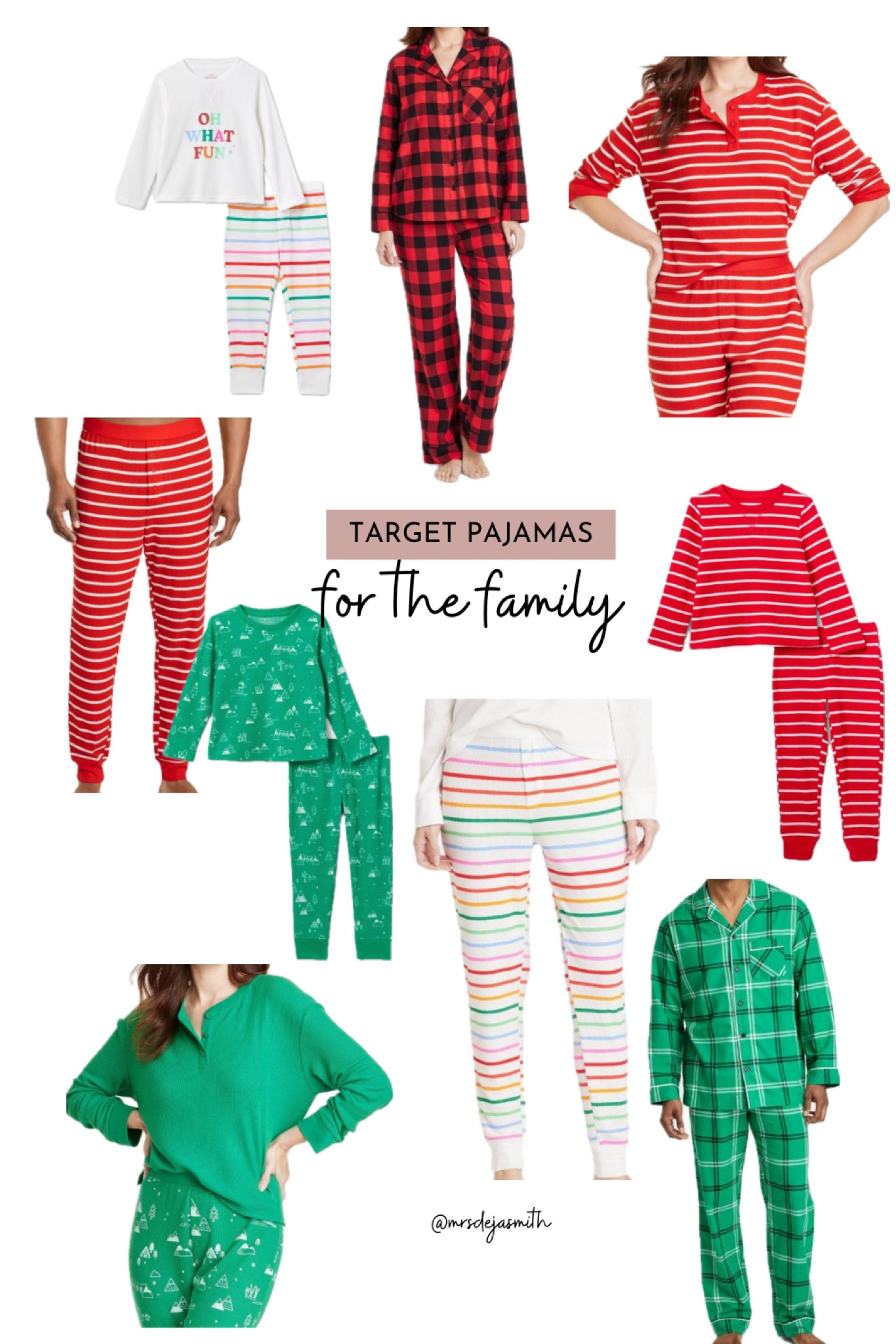 Matching family Christmas pajamas for the family! We got the red & white stripes 🤍

#LTKHoliday #LTKfamily #LTKHolidaySale