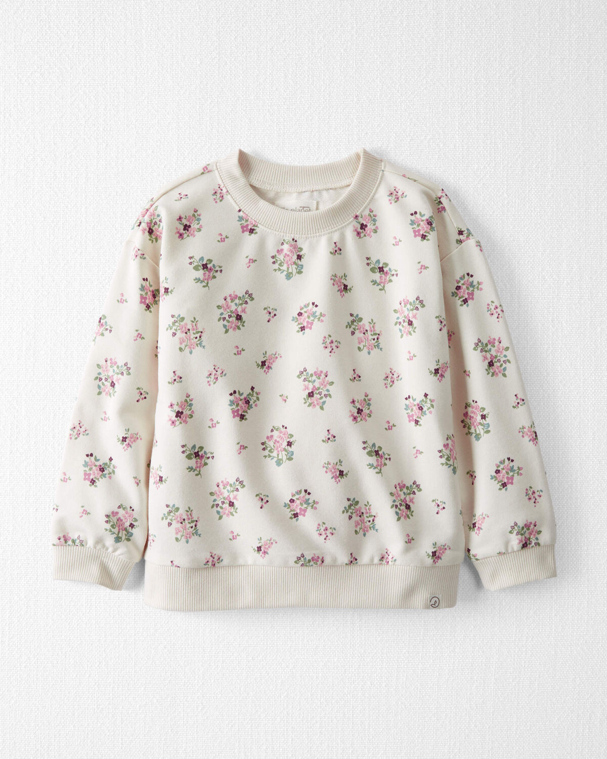 Toddler Organic Cotton Pullover in Wildberry Bouquet - Little Planet | Carter's | Carter's Inc