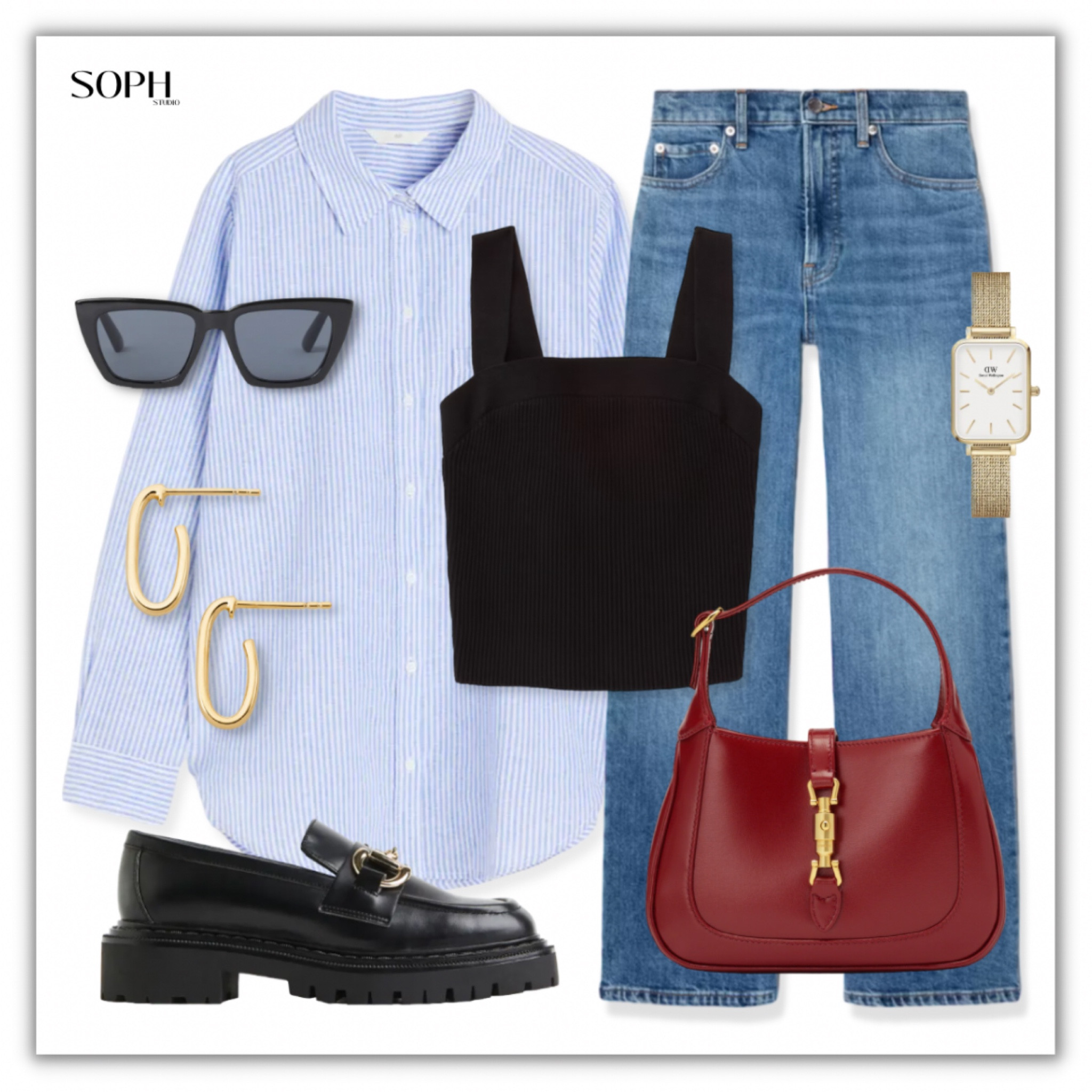 A smart and sophisticated look, perfect for a sunny day! 🍷🖤☀️

#LTKFind #LTKstyletip #LTKfit