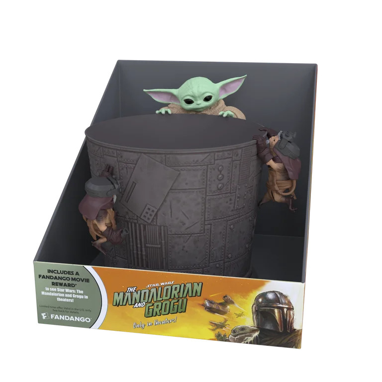The Mandalorian and Grogu Popcorn Bucket with Fandango Movie Ticket | Walmart (US)