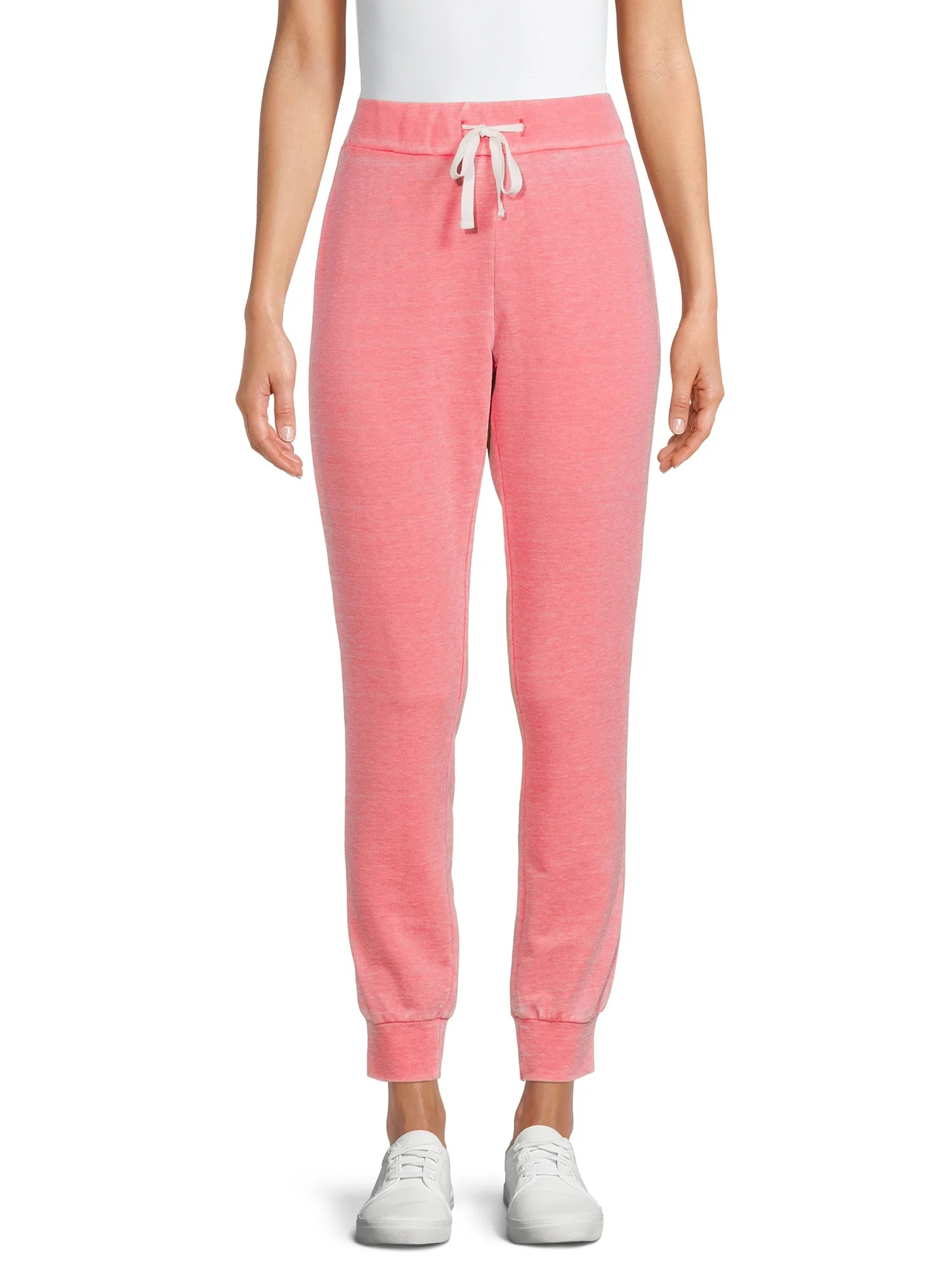 Silverwear Women's Active French Terry Burnout Joggers - Walmart.com | Walmart (US)