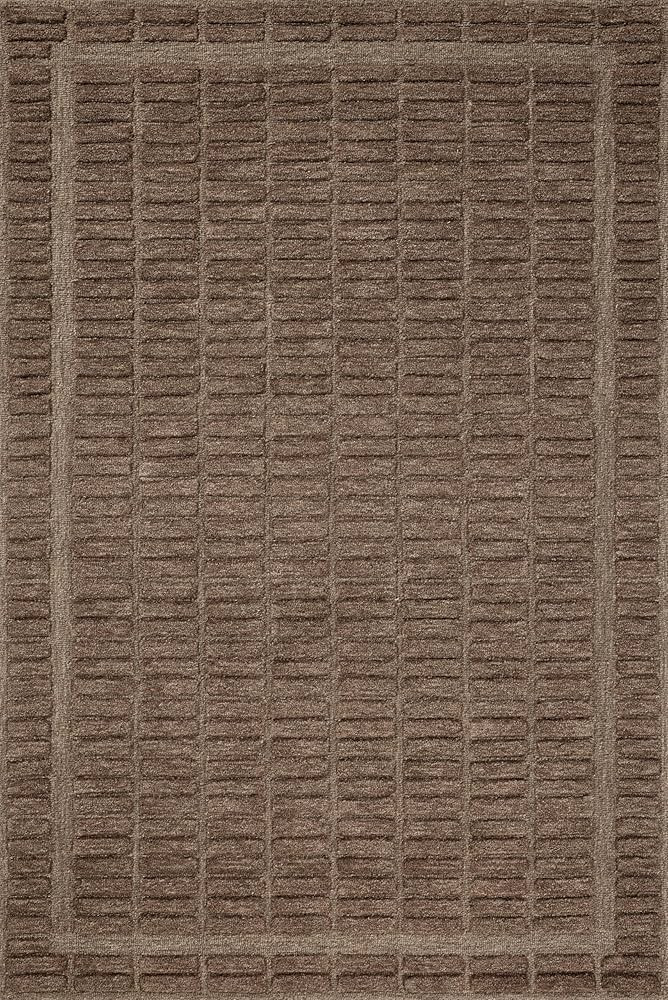 Loloi Chris Loves Julia Bradley Collection BRL-06 Cocoa/Cocoa 8'-6" x 11'-6" Area Rug | Amazon (US)