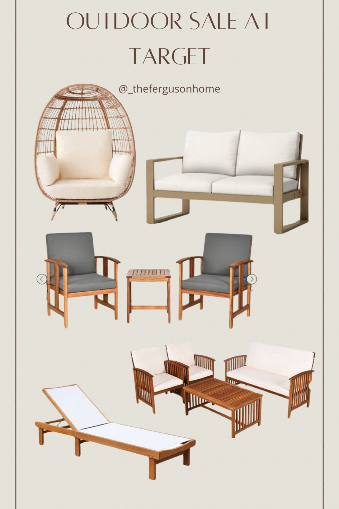 Patio furniture on sale at target! 

#LTKsalealert #LTKhome