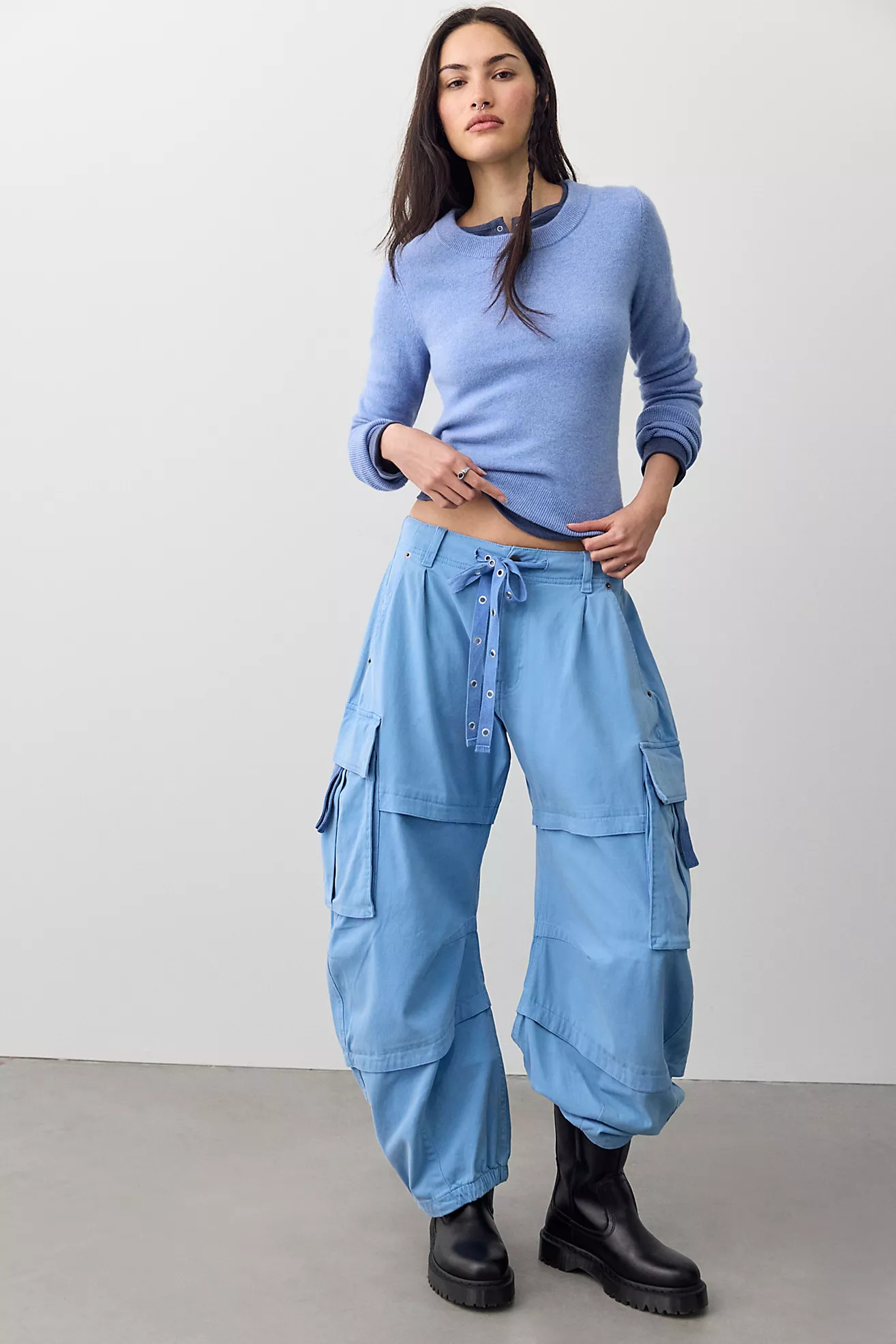 We The Free Reef Curved Twill Cargo Pants | Free People (Global - UK&FR Excluded)