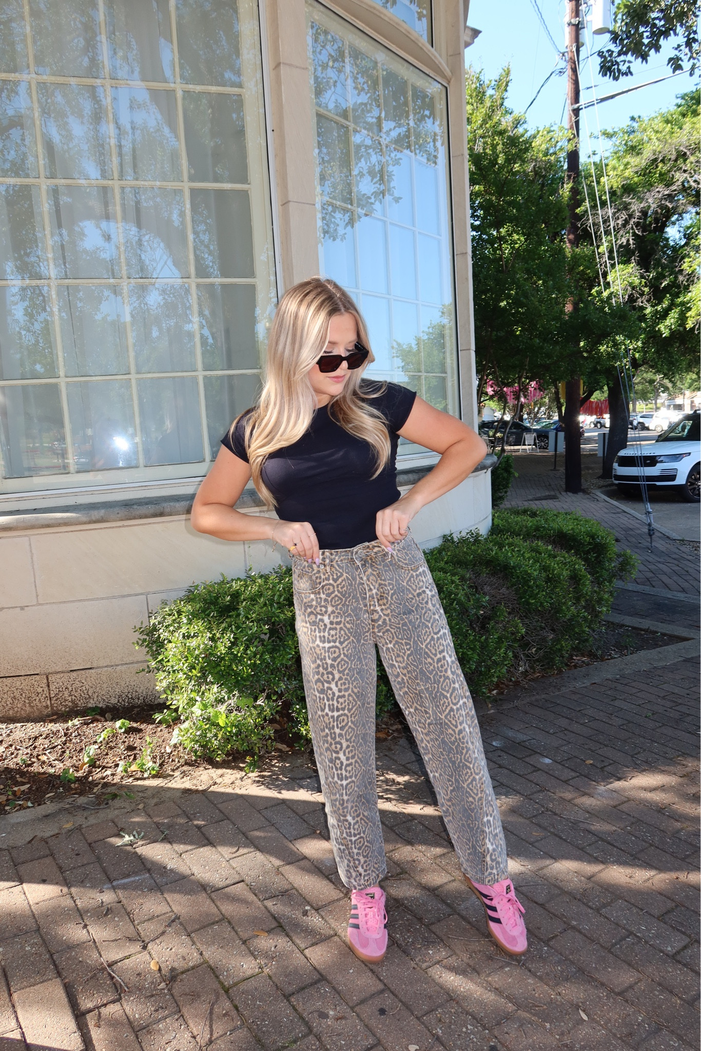 Leopard denim from Amazon yes pls wearing a medium! 

#LTKstyletip #LTKshoecrush #LTKfindsunder50