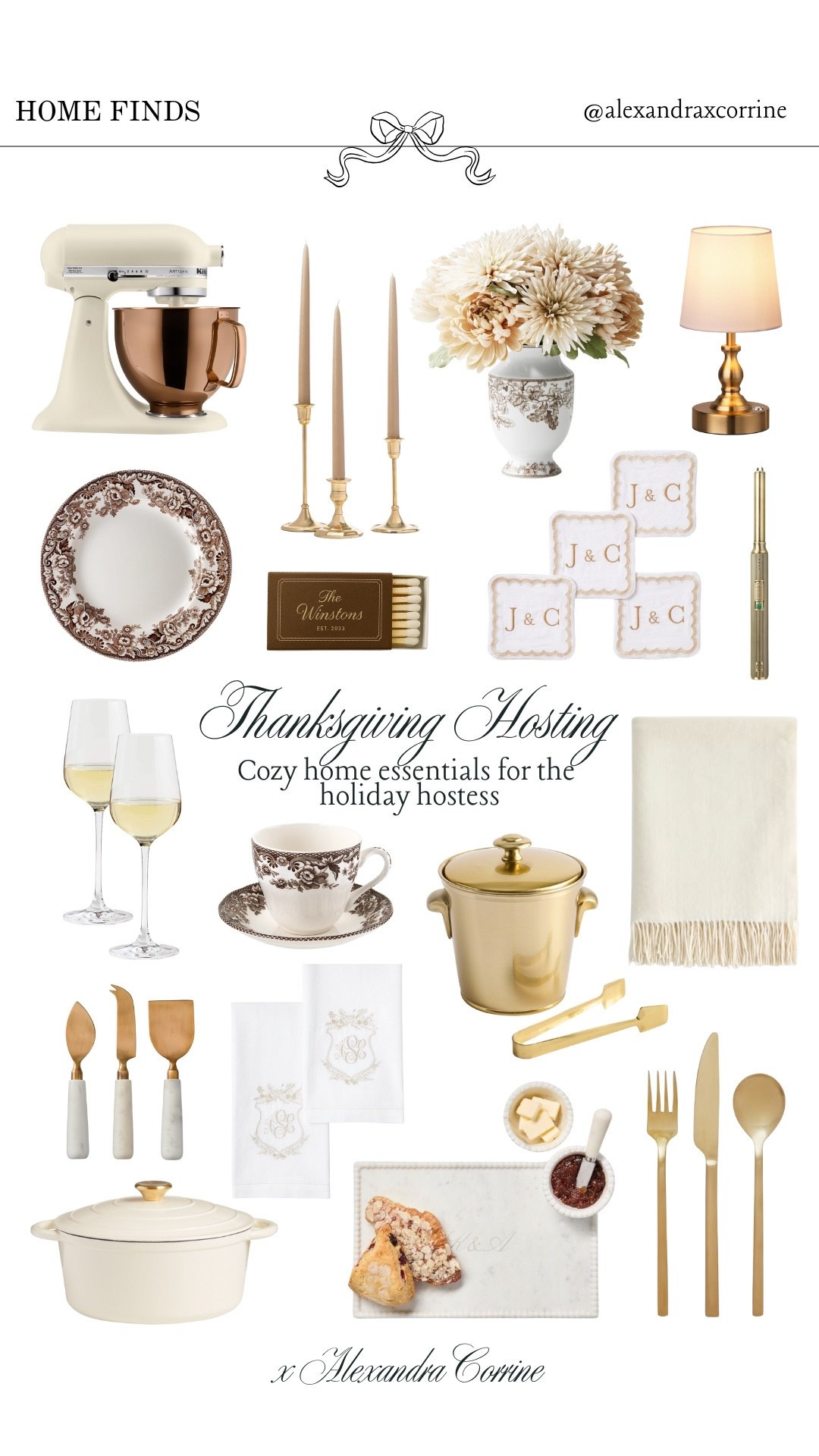Thanksgiving hosting essentials 🤎🍂

Thanksgiving, hostess, hosting essentials, Nancy Meyers, Ralph Lauren aesthetic, cozy home finds, holiday hosting essentials, cookware, dishware

#LTKHoliday #LTKHome #LTKSeasonal