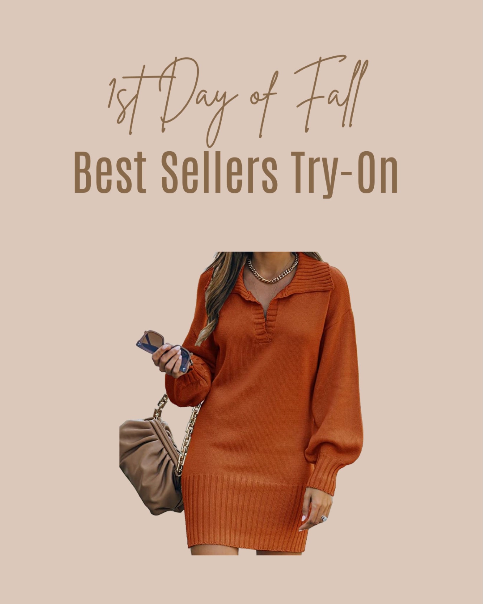 Casual v-neck knit mini sweater dress | long sleeve ribbed dress | maternity friendly fall outfits

#LTKbump #LTKSeasonal #LTKunder50