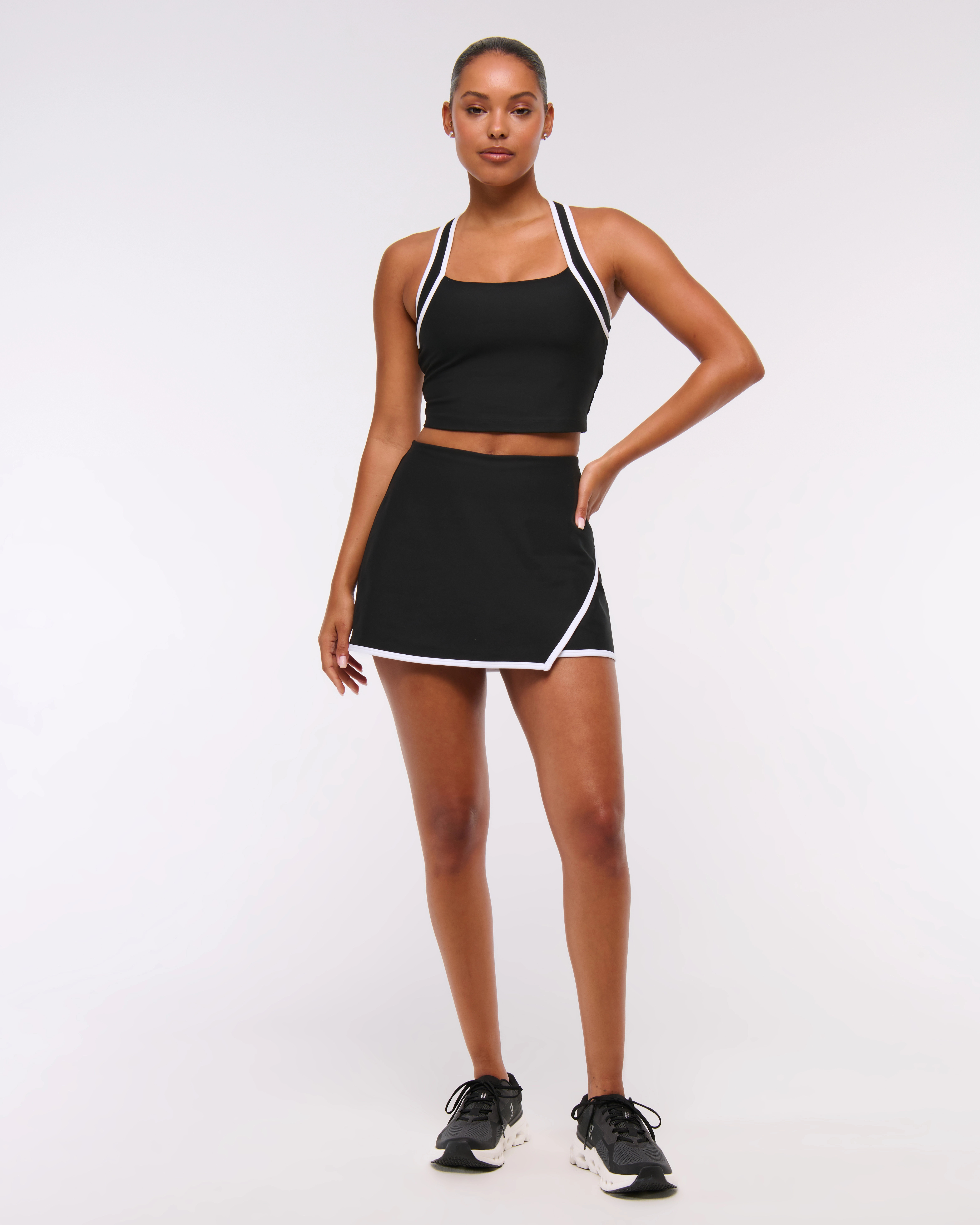 YPB sculptLUX Lined Wrap Skirt | Abercrombie & Fitch (US)