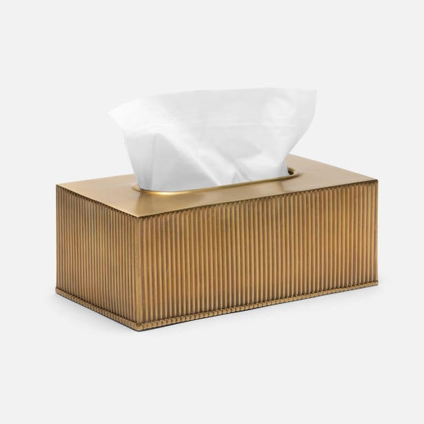 Redon Antique Brass Tissue Box
                    
    
        
    
    
        
            ... | Belle and June