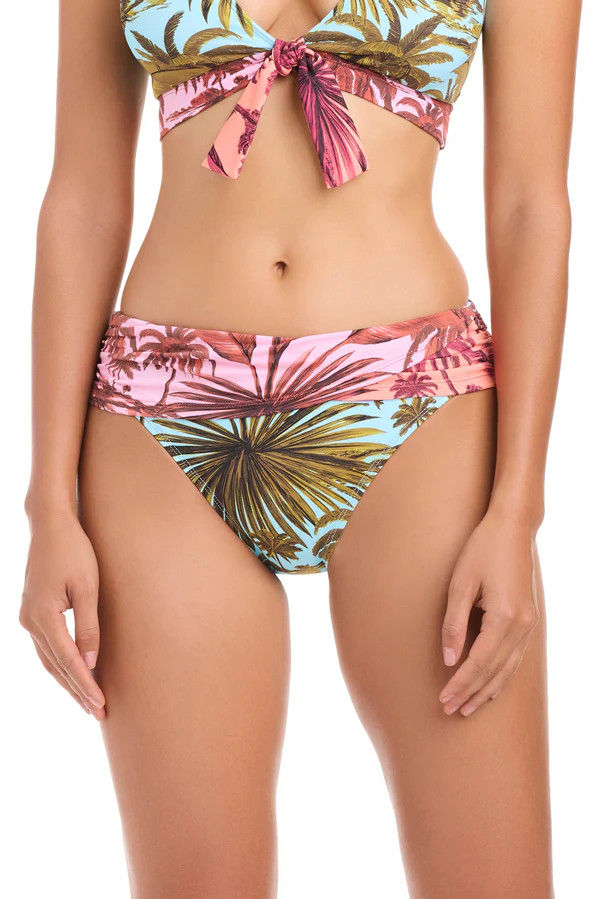 White Lotus Sarong Hipster Bikini Bottom | Bleu Rod Beattie