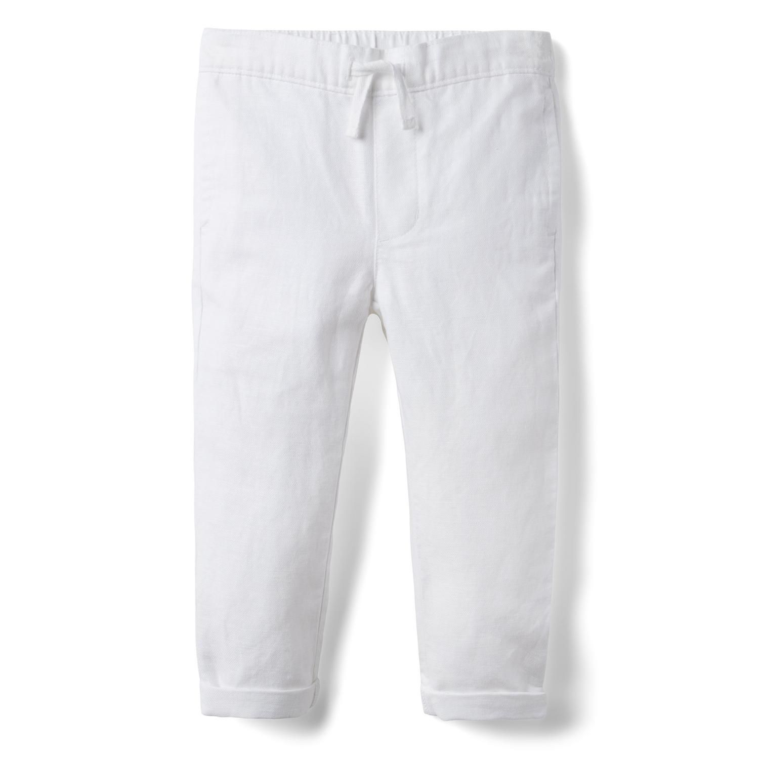 Linen-Cotton Pull-On Pant | Janie and Jack