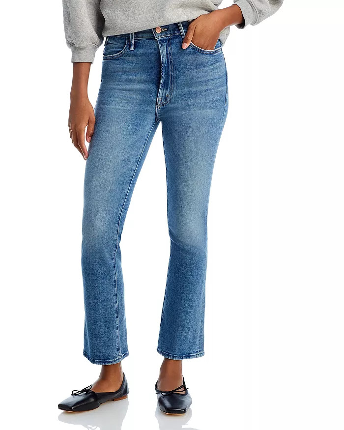 The Hustler High Rise Frayed Flare Leg Ankle Jeans | Bloomingdale's (US)
