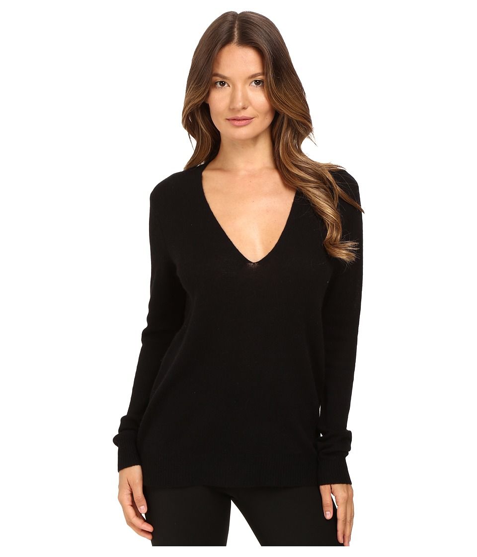 Theory - Adrianna Feather Cashmere Sweater (Black) Women's Sweater | Zappos
