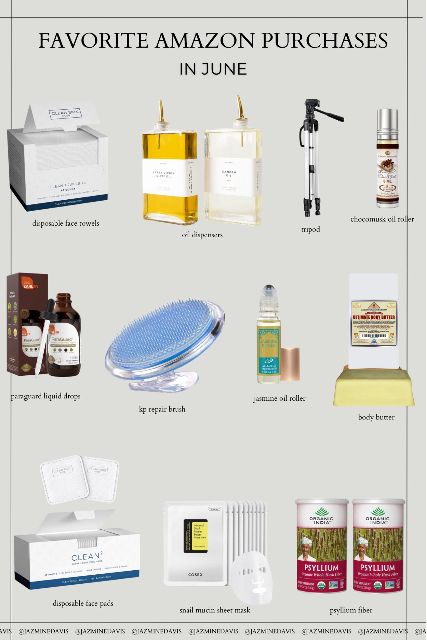 It’s August ya’ll!! The year has gone by SO fast but I’m excited for what’s to come 🤗

→ Here’s a recap of some of my favorite purchases from the month of June! From skin care to wellness and home goods, I dove head first into the goods! Some of these items were repeats like the Clean Skin Club face towels and cotton squares (I have those on a subscription), the body butter, and fragrance oils all favorites of mine. The rest were new purchases but I LOVE THEM and will buy again hands down. 
I hope you all love them too. Happy Shopping 🤗🫶🏾

#amazon #home #skincare #selfcare #wellness #musthaves #love #shop

#LTKFindsUnder50 #LTKHome #LTKxNSale