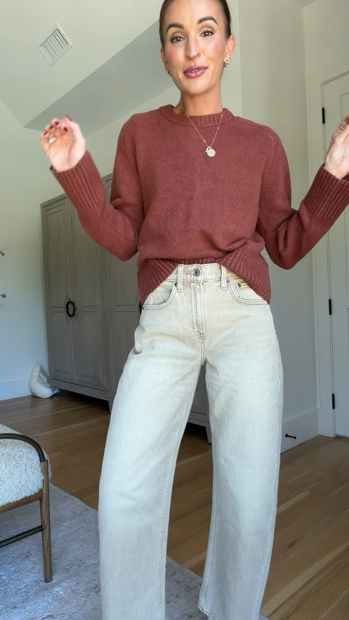 Use code AFLTK for 20% off at checkout! 🤎 sweater + jeans run tts