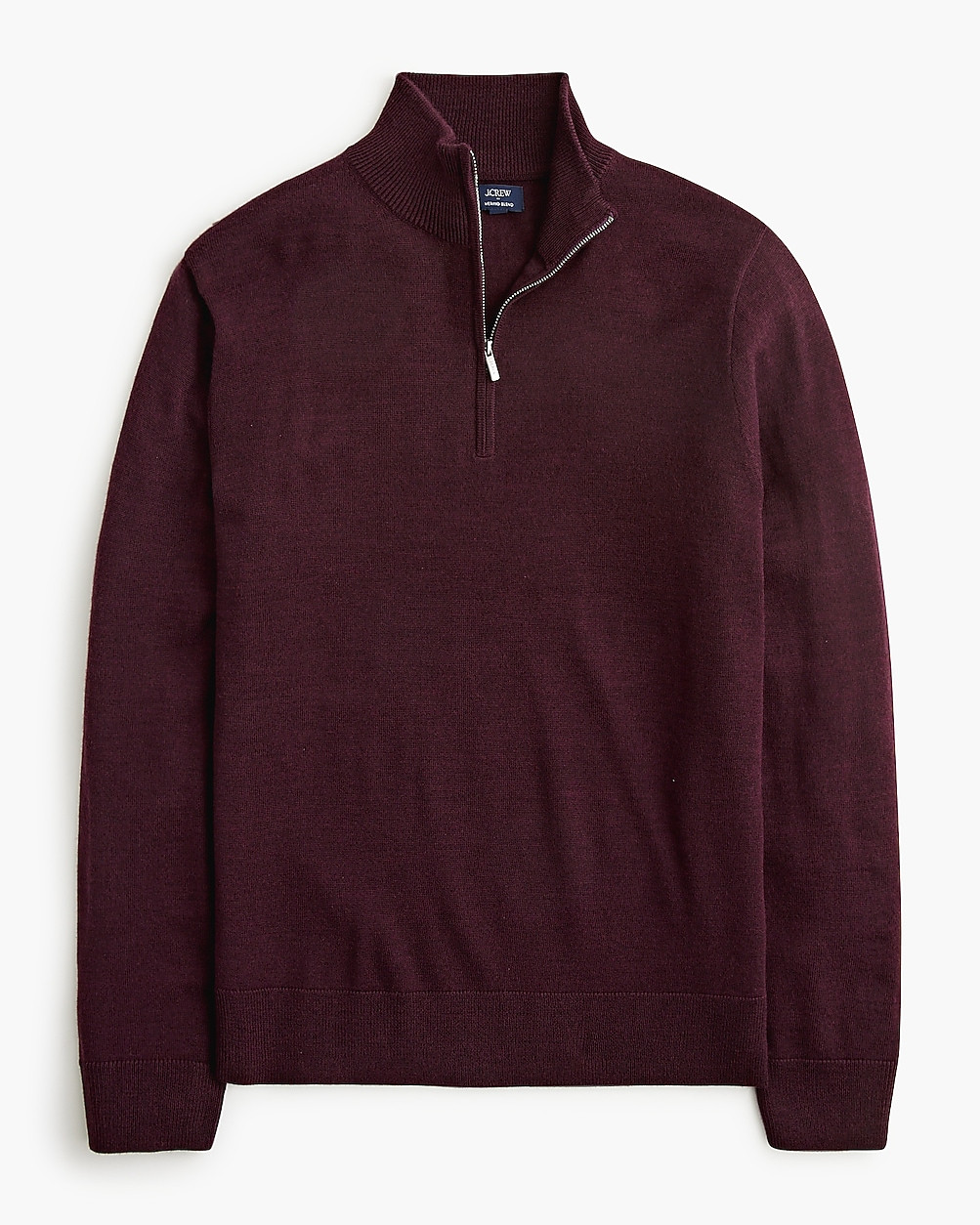 Merino wool-blend half-zip | J.Crew Factory