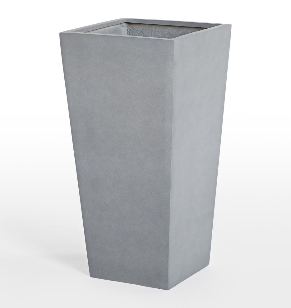 Modern Fiber Tapered Planter | Rejuvenation