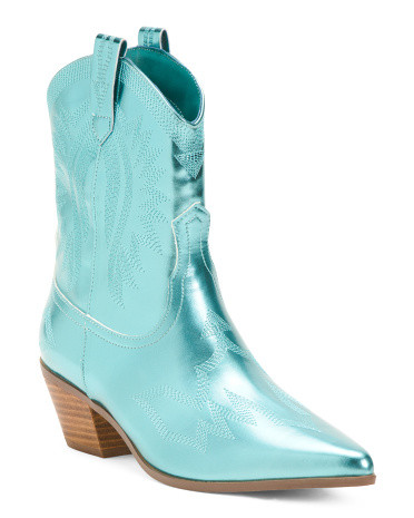 Leon Western Cowboy Boots for Women | Metal | Marshalls