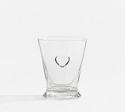 Heart Embossed Drinking Glasses - Set of 4 | Pottery Barn (US)