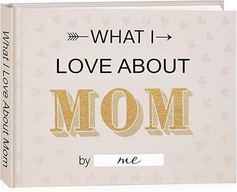 Artmag What I Love about Mom, 50 Things Fill-in-the-Blank Journal Love Mini Book for Mother's Day... | Amazon (US)