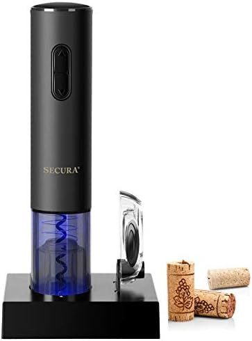 Secura Electric Wine Opener, Automatic Electric Wine Bottle Corkscrew Opener with Foil Cutter, Re... | Amazon (US)