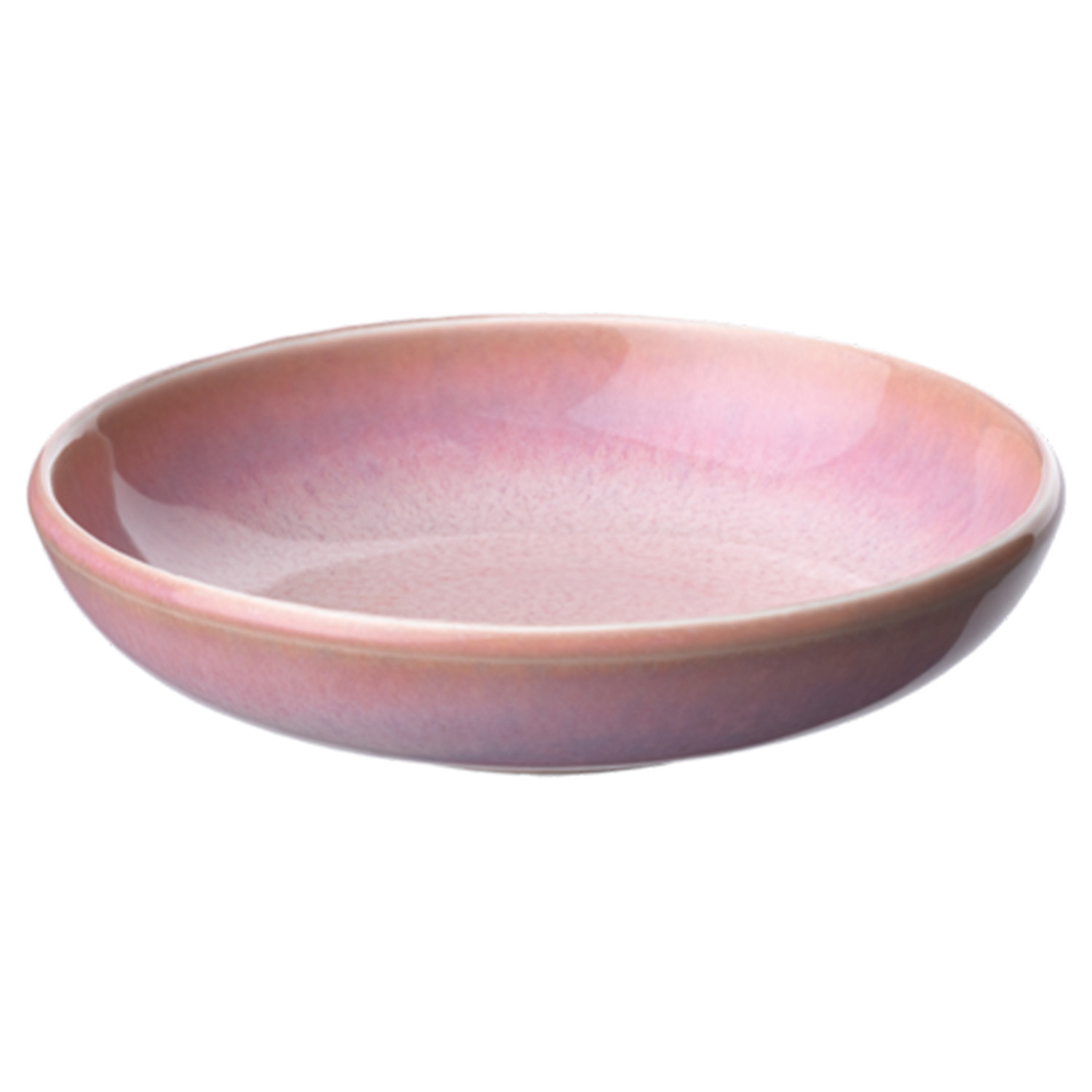 Perlemor Coastal Beach Coral Pink Porcelain Dip Bowl | Kathy Kuo Home