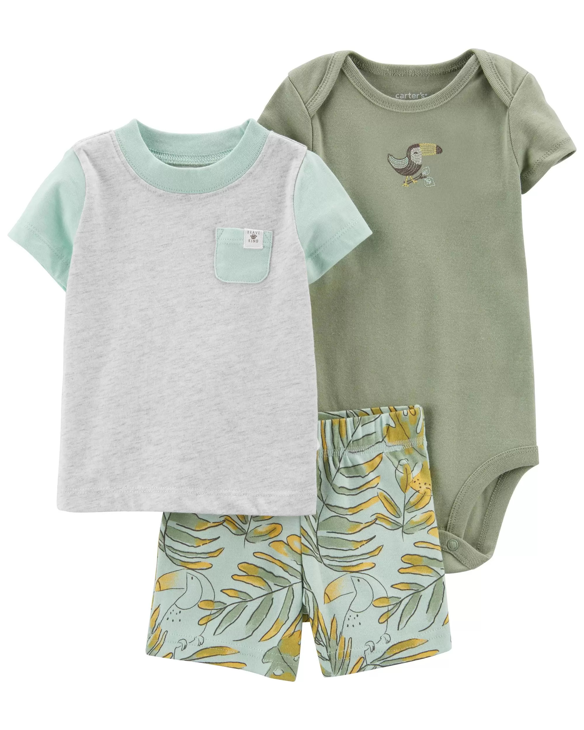 Baby 3-Piece Toucan Short Set | Carter's