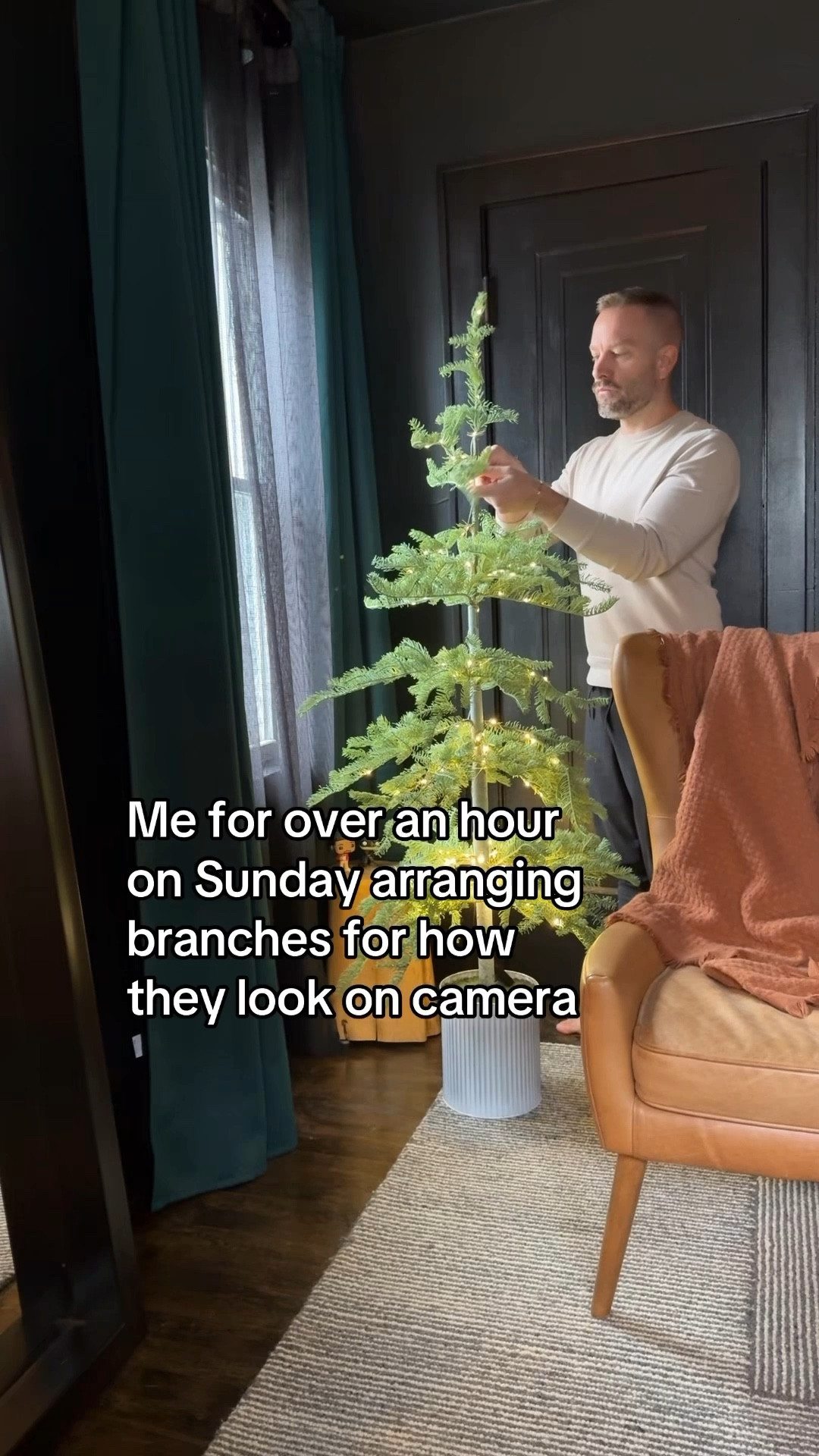 The artificial pre-lit Christmas tree you’re asking about  

#LTKSeasonal #LTKHome #LTKHoliday